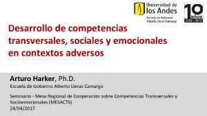 Desarrollo de competencias transversales sociales y emocionales en