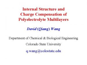 Internal Structure and Charge Compensation of Polyelectrolyte Multilayers