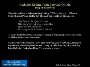 Cch Sa Khong Trng Sau Ch C Du