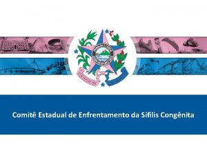 Comit Estadual de Enfrentamento da Sfilis Congnita Plano