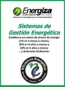 Sistemas de Gestin Energtica Establezca sus metas de