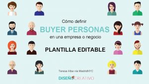 Cmo definir BUYER PERSONAS en una empresa o