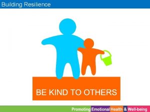 Building Resilience Building Resilience Be Kind To Others
