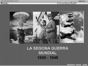 Armand Figuera LA SEGONA GUERRA MUNDIAL 1939 1945