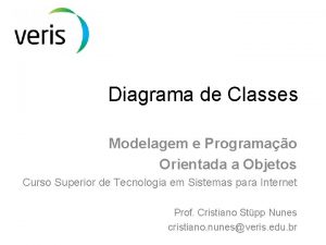 Diagrama de Classes Modelagem e Programao Orientada a