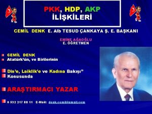 PKK HDP AKP LKLER CEML DENK E Alb