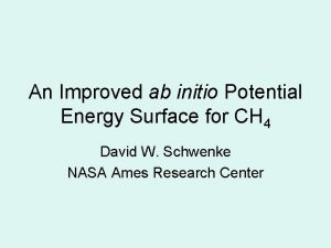 An Improved ab initio Potential Energy Surface for