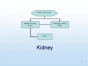 MPH Task Force Multiple Primary Rules Histology Coding