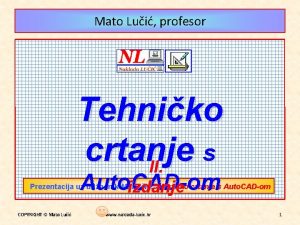 Mato Lui profesor Tehniko crtanje s II Auto