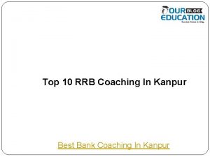 Top 10 RRB Coaching In Kanpur Best Bank