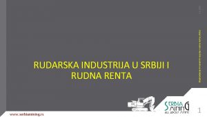 www serbiamining rs Eksploatacija mineralnih resursa i rudna