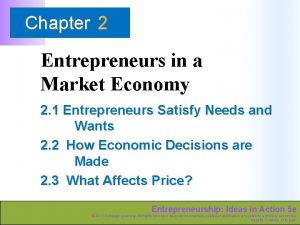 Chapter 2 Entrepreneurs in a Market Economy 2
