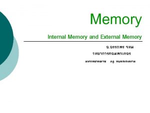 Volatile Memory1 1 DRAM Volatile Memory1 1 1