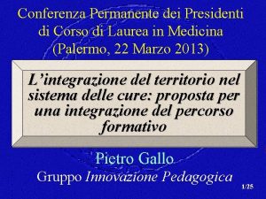 Conferenza Permanente dei Presidenti di Corso di Laurea