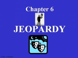 Chapter 6 JEOPARDY CCNA 1 v 3 Module