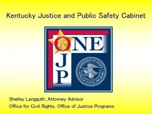 Kentucky Justice and Public Safety Cabinet Shelley Langguth