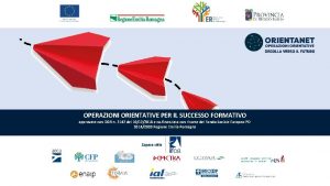 OPERAZIONI ORIENTATIVE PER IL SUCCESSO FORMATIVO approvate con