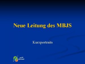 Neue Leitung des MBJS Kurzportraits Neuer Minister des