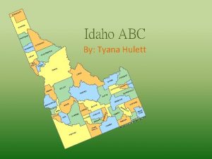 Idaho ABC By Tyana Hulett Appaloosa State Mammal