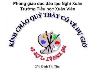 Phng gio dc o to Nghi Xun Trng