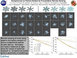 Nonspherical Ice Particle Models for Precipitation Remote Sensing