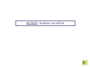 ACTIVITE Analyser une affiche Les chemins de fer