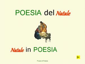 Dolce natale dolce gesù