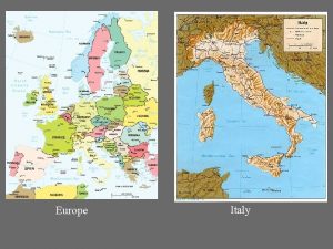 Europe Italy Italy in the 15 th Century