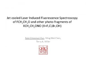 Jet cooled Laser Induced Fluorescence Spectroscopy of FCH