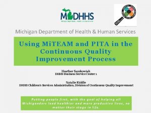 Michigan Department of Health Human Services Using Mi