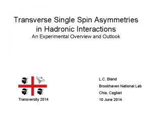 Transverse Single Spin Asymmetries in Hadronic Interactions An