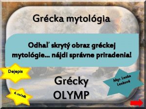 Grcka mytolgia Odha skryt obraz grckej mytolgie njdi