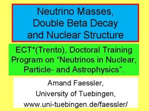 Neutrino Masses Double Beta Decay and Nuclear Structure
