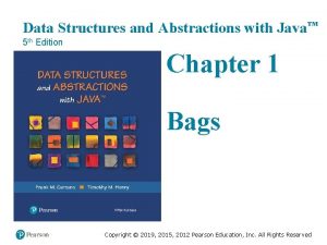 Data Structures and Abstractions with Java 5 th