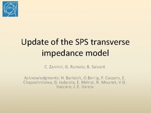 Update of the SPS transverse impedance model C