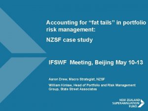 Accounting for fat tails in portfolio risk management