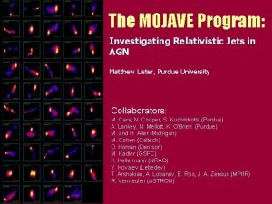 The MOJAVE Program Investigating Relativistic Jets in AGN