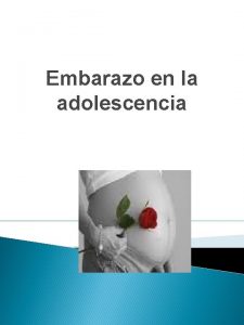 Embarazo en la adolescencia caratula Escuela Secundaria Tcnica