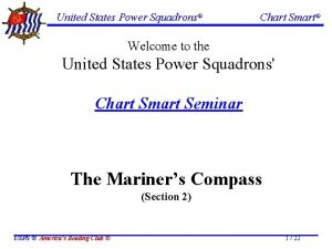 United States Power Squadrons Chart Smart Welcome to