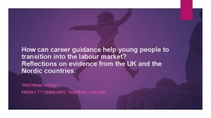How can career guidance help young people to