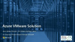 Azure VMware Solution Run VMware Natively in Azure