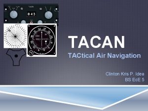 TACAN TACtical Air Navigation Clinton Kris P Idea