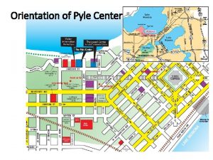 Orientation of Pyle Center Concourse Hotel Food carts