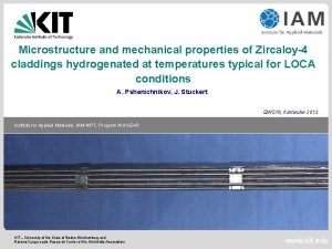 Microstructure and mechanical properties of Zircaloy4 claddings hydrogenated