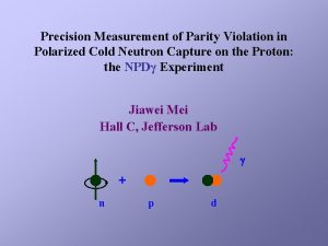 Precision Measurement of Parity Violation in Polarized Cold