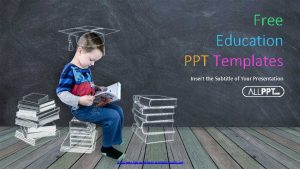 Free Education PPT Templates Insert the Subtitle of