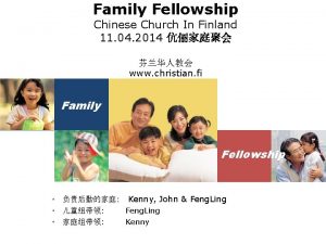 Family Fellowship Chinese Church In Finland 11 04