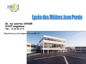 26 rue Lontine SOHIER 91160 Longjumeau Tel 01