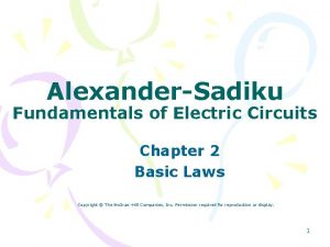 AlexanderSadiku Fundamentals of Electric Circuits Chapter 2 Basic