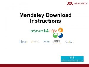 Mendeley Download Instructions Organize Collaborate Discover www mendeley